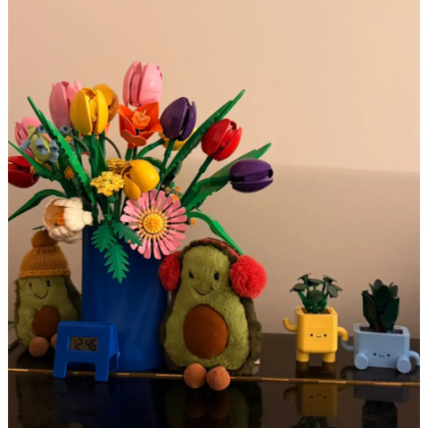 Lego郁金香花束