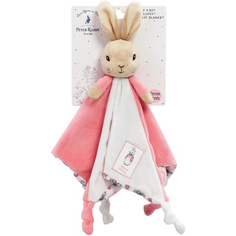 Peter Rabbit粉兔兔安抚巾