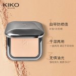 Kiko大买特买💥干湿两用粉饼£3、柔缎口红£6
