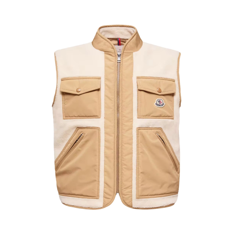 Moncler Karakai 男士马甲 浅米色