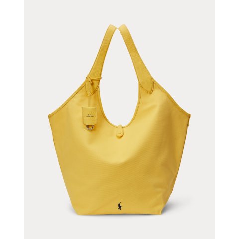 Ralph Lauren Polo Play 女士帆布皮革大号托特包