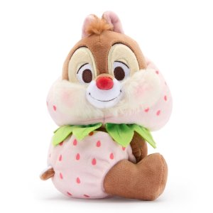 Disney封面款超可爱草莓蒂蒂~头套可拆日本限定蒂蒂草莓小毛绒玩具 - 13厘米