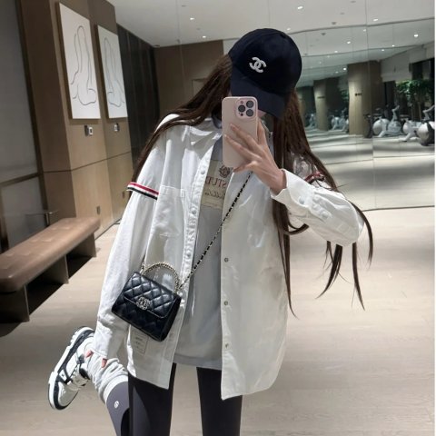Solid Poplin 长袖衬衫