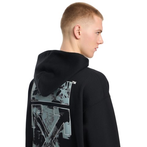Off-White Paint Arrow 男士黑色卫衣