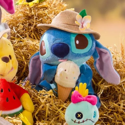 Disney史迪奇夏日毛绒玩具 23cm