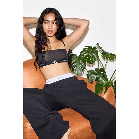 Calvin Klein Logo 棉质长裤