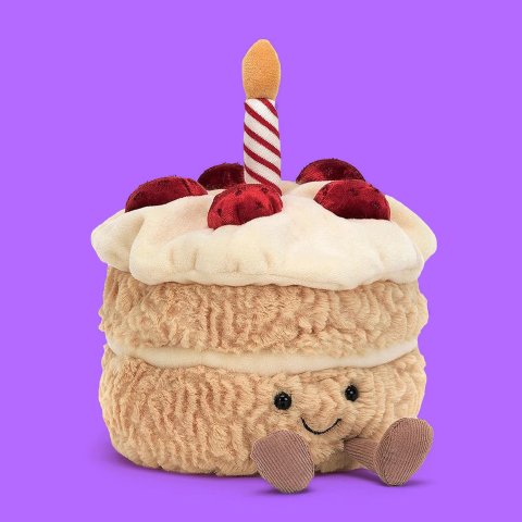 Scribbler Jellycat 生日蛋糕玩具 16cm