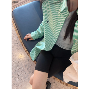 拉夫劳伦绿色条纹衬衫