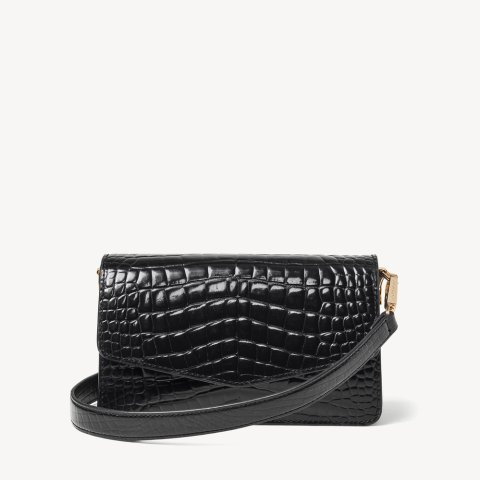 Eliza Clutch 黑色漆皮手拿包