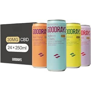 Amazon Goodrays CBD饮品 250ml 24罐装 低卡