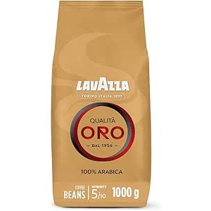 Amazon Lavazza Qualita Oro 阿拉比卡咖啡豆 1kg 中烘焙