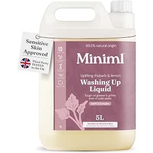 Amazon Miniml 洗碗液 5L 补充装 野生大黄柠檬