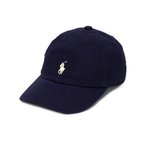 Polo Ralph Lauren 儿童蓝色帽 白色马标
