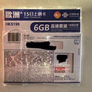 欧洲 data sim card ...