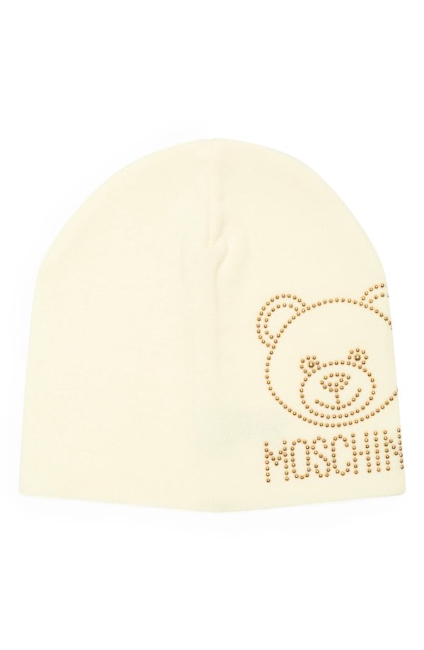 Stud Logo Wool Beanie