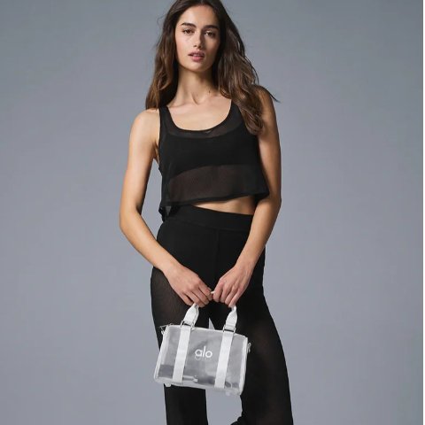 Alo Yoga alo yoga Mini Sheer Duffle 128.00