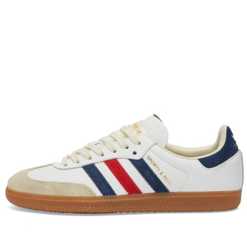 adidas官网断货款x Sporty & Rich 合作款Samba运动鞋