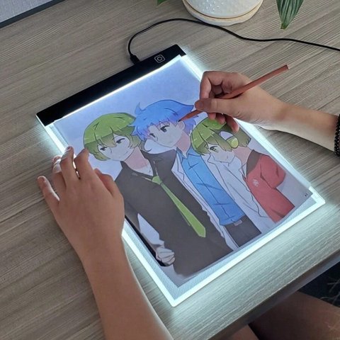 Led Drawing Copy Board Kids Toy To Draw 3 Level Dimmable Painting Tablet A5 Size Light Pad Children Learning Educational Game