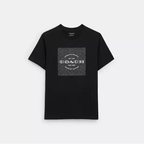 COACH® Outlet | Signature T Shirt In Organic Cotton