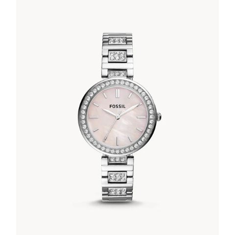 FossilWomen s Karli Three-Hand, Stainless Steel Watch