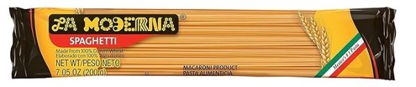 La Moderna Spaghetti Pasta, Noodles, Durum Wheat, Protein, Fiber, Vitamins, 7 Oz