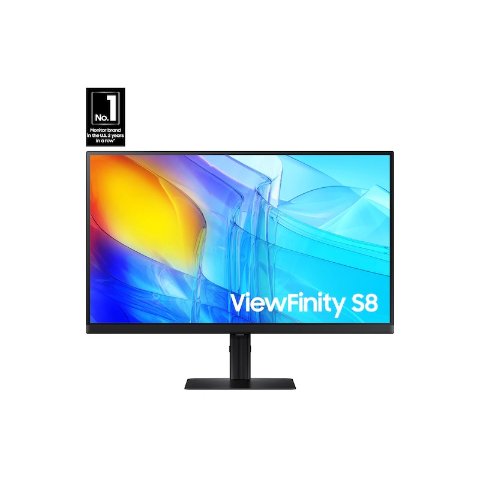 Samsung27" ViewFinity S8 (S80D) 4K UHD HDR10 High Resolution Monitor with Ergonomic Stand | Samsung US