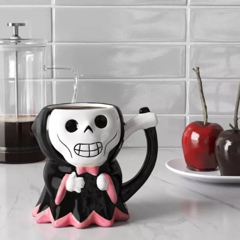 14.57 fl oz 有点可爱的死神马克杯