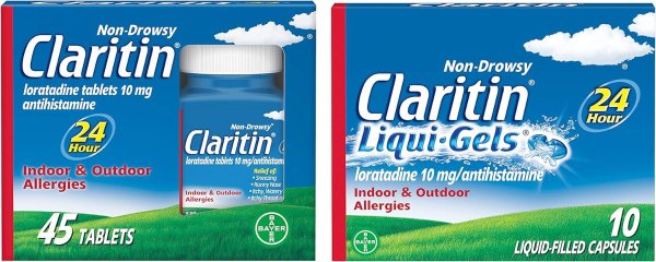 Claritin 24 小时过敏药 45颗+10颗组合装