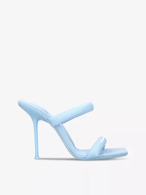 Julie padded nylon heeled sandals