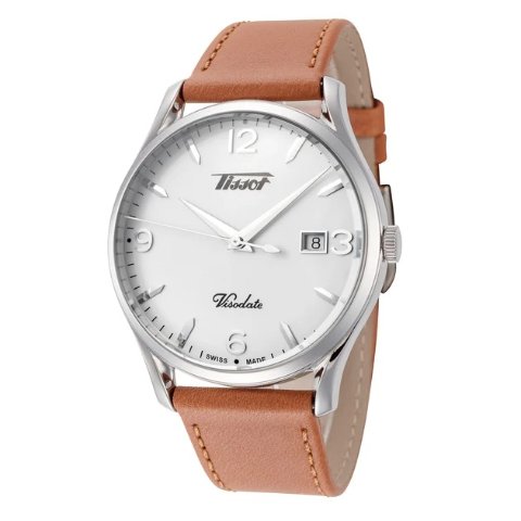 Tissotmen s t1184101627700 heritage visodate 40mm quartz watch