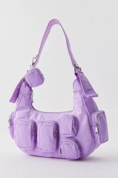 Sally Pocket Recycled Nylon Shoulder Bag