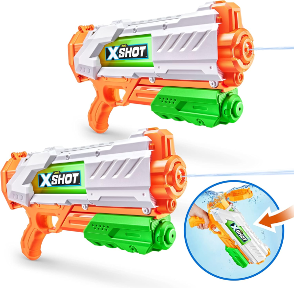 XShot 喷水射击玩具2把 射程可达10米