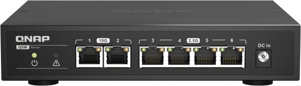 QSW-2104-2T-A-US 6-Port 10GbE & 2.5GbE 交换机