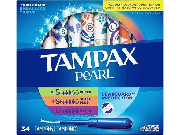 Tampax 卫生棉条2件 共68支