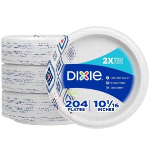 Dixie 一次性餐盘 10" 204个装