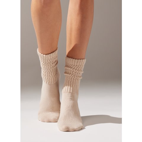 CalzedoniaSoft Ribbed Short Socks