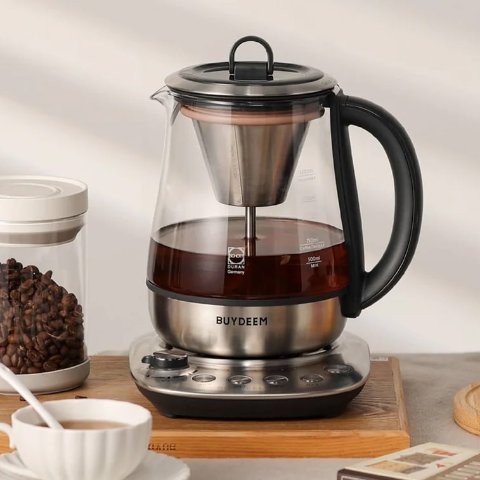 茶壺 养生壶电动煮茶多功能煮茶器喷淋煮茶壶蒸汽萃取壶咖啡蒸汽冲泡机