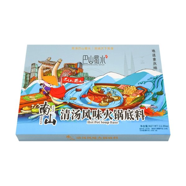 SZECHUAN FLAVOR Clear Soup Hot Pot Base 11.99 oz