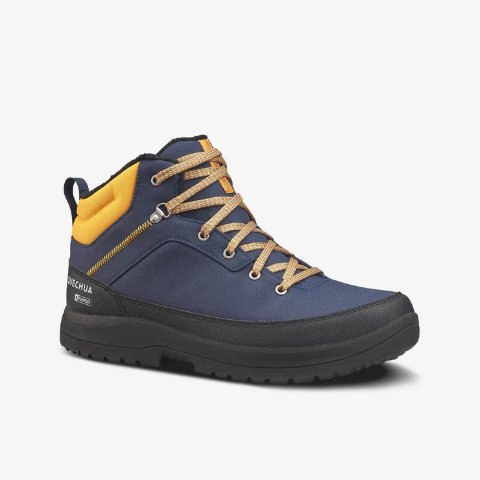 Men s warm and waterproof hiking boots - SH100 Mid-height
