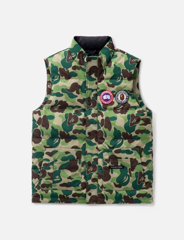 X Bape 羽绒马甲