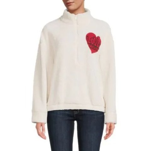 Love Moschino爱心摇粒绒卫衣