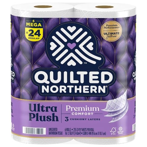 Ultra Plush 3-Ply Bathroom Tissue Mega