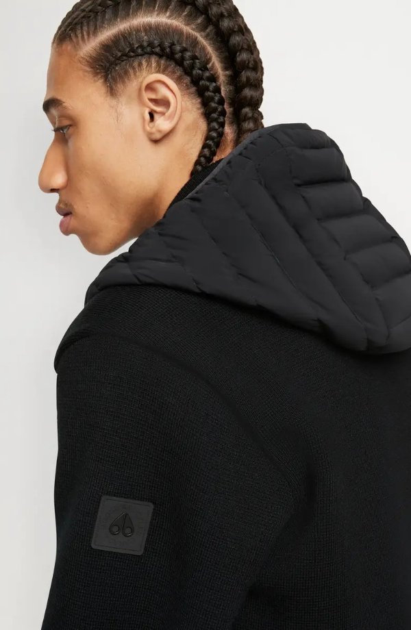 Wildwood Hybrid Wind & Water Resistant 800 Fill Power Down Bomber Jacket