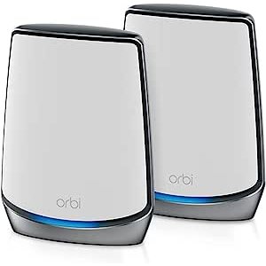 Netgear Orbi RBK852 AX6000 WiFi 6 Mesh 路由 2个装