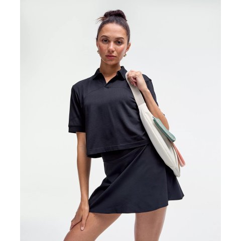 lululemon高腰短裙