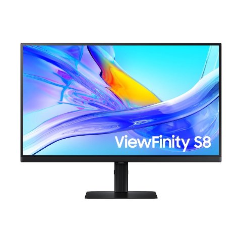 Samsung27" ViewFinity S8 (S80UD) 4K UHD HDR10 High Resolution Monitor with USB-C and Ergonomic Stand | Samsung US