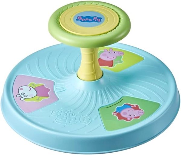 Peppa Pig Sit 'n Spin Musical Classic Spinning Activity Toy for Toddlers Ages 18 Months and Up (Amazon Exclusive)