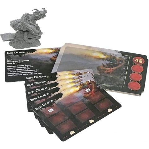 The Great Wall Iron Dragon Board Game Expansion | Strategy Game | Medieval Fantasy Game for Kids and Adults | Ages 13+ | 1-4 Players | Avg. Playtime 120-180 Minutes | Made by Awaken Realms