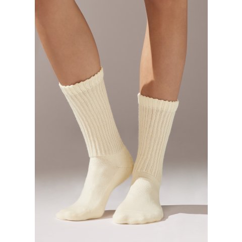 CalzedoniaSoft Ribbed Short Socks