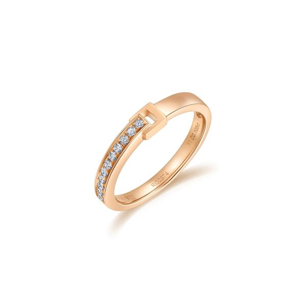 Love Decode 「愛情密語」18K玫瑰金戒指 - 92738R | 周生生(Chow Sang Sang Jewellery)官方網上珠寶店